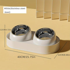 Non-Mess Ceramic Pet Bowl for Dogs and Cats