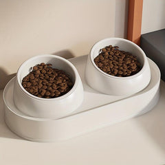 Non-Mess Ceramic Pet Bowl for Dogs and Cats