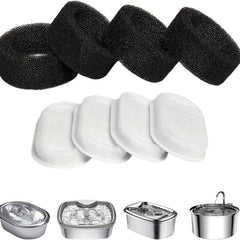 4 Foam Filters Replacement for 67oz Cat Water Fountain