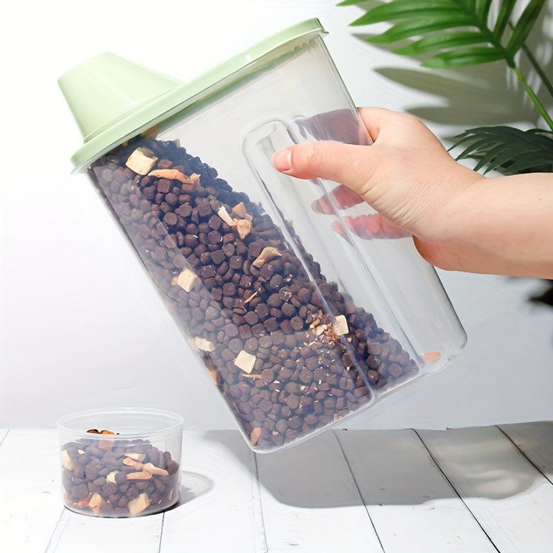Airtight Pet Food Storage Containers with Lids 2 5L for Dry Food