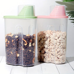 Airtight Pet Food Storage Containers with Lids 2 5L for Dry Food