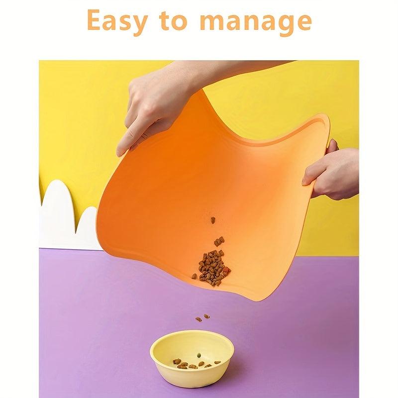 Silicone Waterproof Pet Feeding Mat Non-slip Cat Bowl Mat