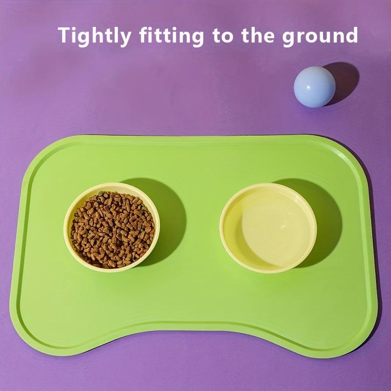 Silicone Waterproof Pet Feeding Mat Non-slip Cat Bowl Mat