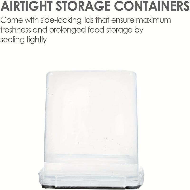 Airtight Pet Food Storage Containers 4-Pack 2.5L BPA Plastic w/ Labels & Marker
