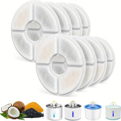 Round Cat Water Fountain Filters For Automatic Pet Water Fountain