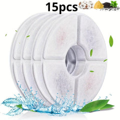 Round Cat Water Fountain Filters For Automatic Pet Water Fountain