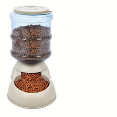 Automatic Dog Food Water Dispenser Gravity Dog Water And Food Feeder
