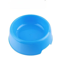4pcs Random Dog Bowls Plastic Dog Food Water Feeding Basin Pet Supplies