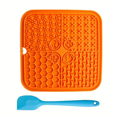 Calming Licking Pad w/ Suction Cups for Dogs & Cats, Anxiety Relief