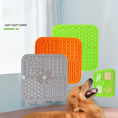 Calming Licking Pad w/ Suction Cups for Dogs & Cats, Anxiety Relief