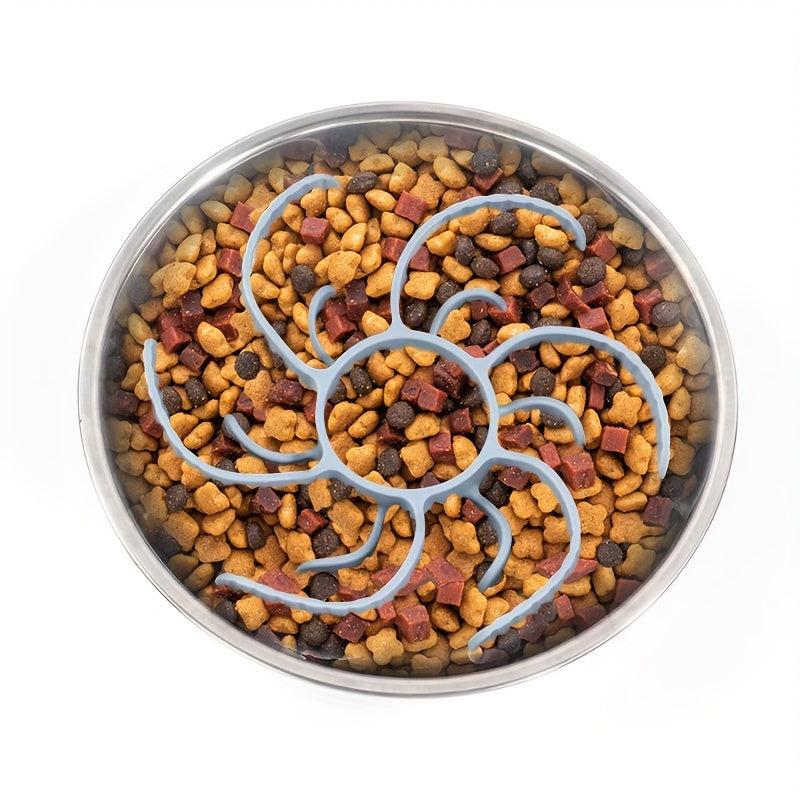 Silicone Spiral Slow Feeder Dog Bowl Insert with Suction Cups