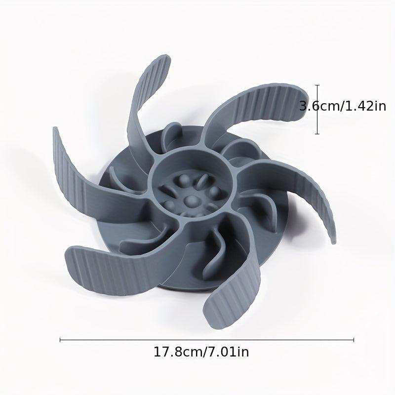 Silicone Spiral Slow Feeder Dog Bowl Insert with Suction Cups