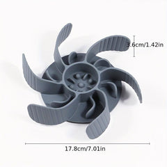 Silicone Spiral Slow Feeder Dog Bowl Insert with Suction Cups