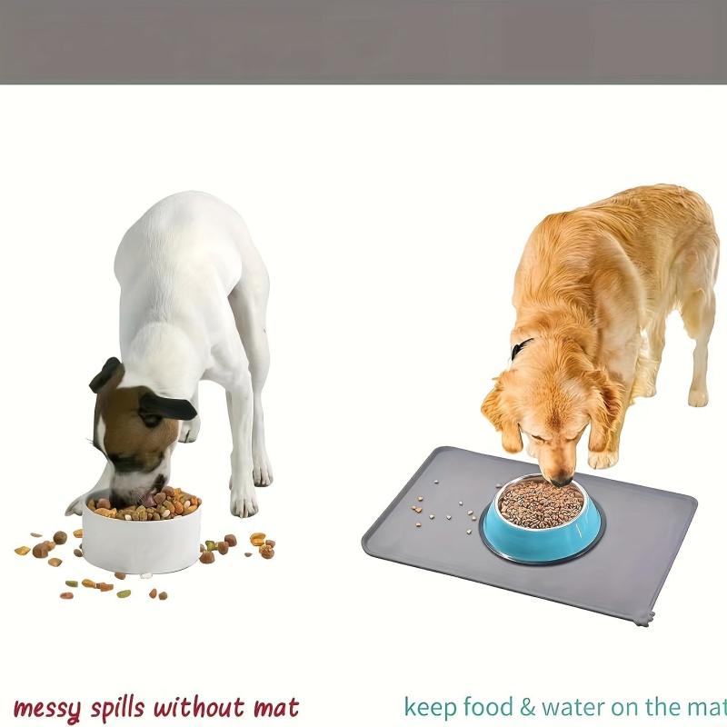 Silicone Dog Food Mat Non-stick Waterproof Anti-skip Pet Feeding Mat