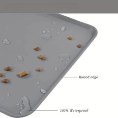 Silicone Dog Food Mat Non-stick Waterproof Anti-skip Pet Feeding Mat