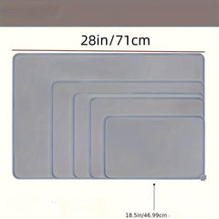 Silicone Dog Food Mat Non-stick Waterproof Anti-skip Pet Feeding Mat