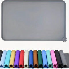 Silicone Dog Food Mat Non-stick Waterproof Anti-skip Pet Feeding Mat