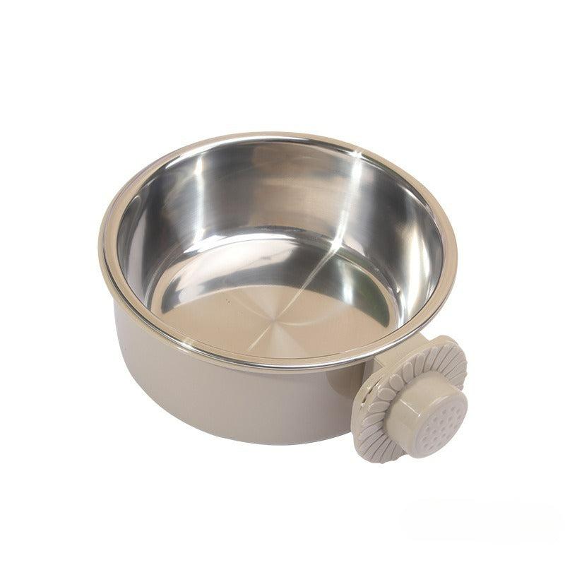 Hanging Dog Bowl Stainless Steel Food Water Bowl Pet Feeder