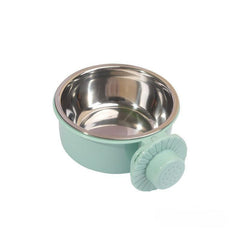 Hanging Dog Bowl Stainless Steel Food Water Bowl Pet Feeder