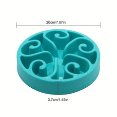Plastic Slow Feeder Dog Bowl Anti-choking Dog Food Puzzle Bowl