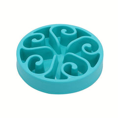 Plastic Slow Feeder Dog Bowl Anti-choking Dog Food Puzzle Bowl