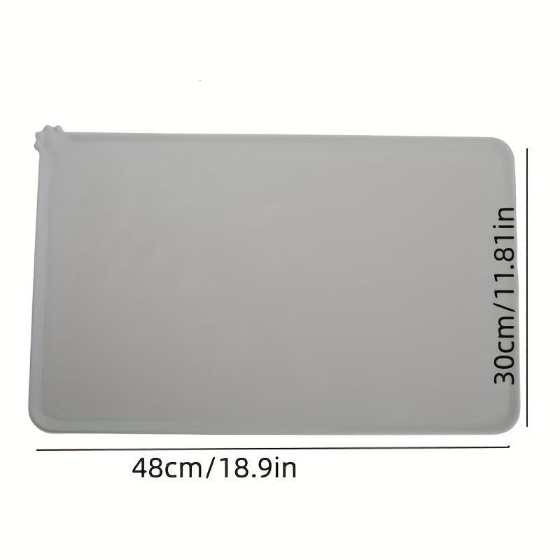 Silicone Dog Placemat Waterproof Non-slip Pet Bowl Mat