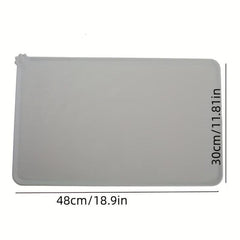 Silicone Dog Placemat Waterproof Non-slip Pet Bowl Mat