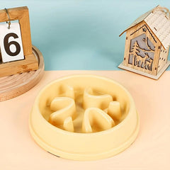 Anti Choking Pet Food Bowl - Slow Feeder Basin for Dogs