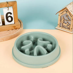 Anti Choking Pet Food Bowl - Slow Feeder Basin for Dogs