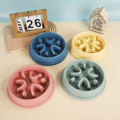 Anti Choking Pet Food Bowl - Slow Feeder Basin for Dogs