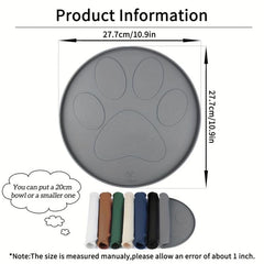 Silicone Pet Placemat Prevent Spills Easy to Clean