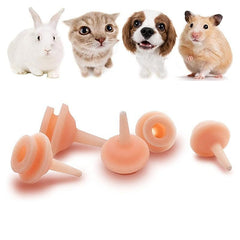 Mini Silicone Pet Feeding Nipple for Newborn Kittens & Puppies