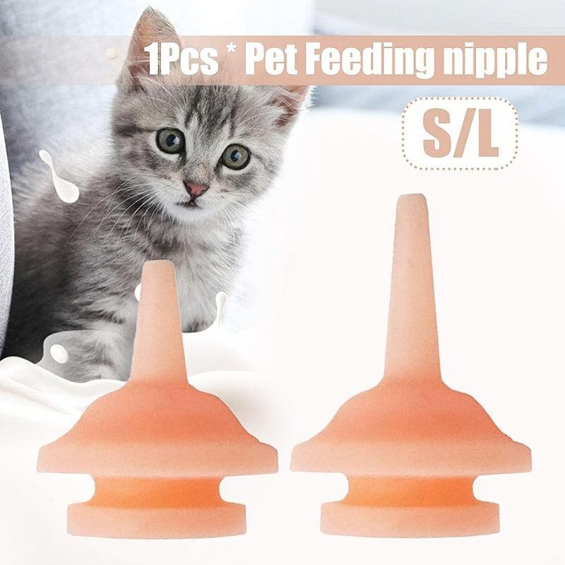 Mini Silicone Pet Feeding Nipple for Newborn Kittens & Puppies
