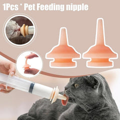 Mini Silicone Pet Feeding Nipple for Newborn Kittens & Puppies