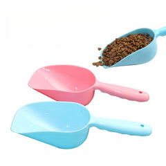 Random Dog Food Shovel Plastic Spoon Pet Feeding Supplies
