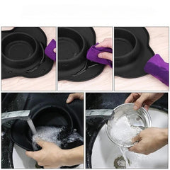 Double Stainless Steel Dog Bowls with Silicone Mat