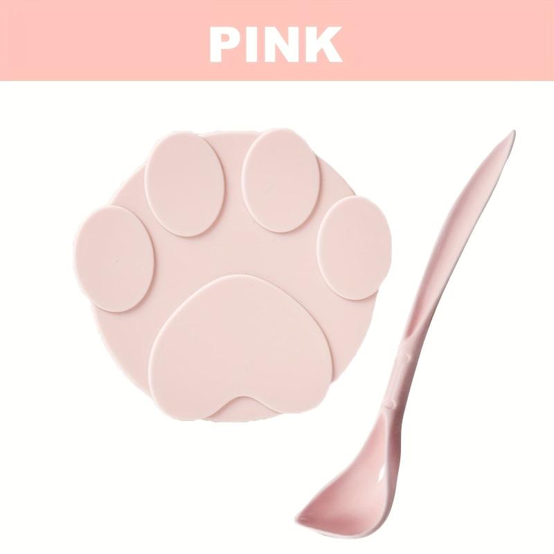 Silicone Pet Can Cover with Spoon