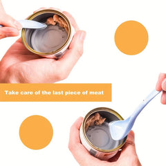 Silicone Pet Can Cover with Spoon
