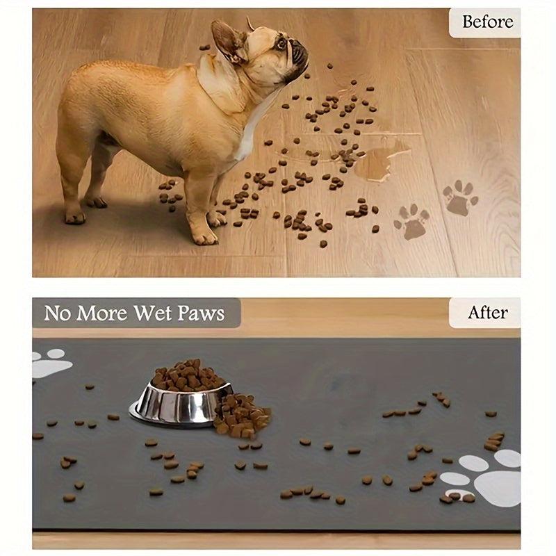 Pet Feeding Mat for Cats Dogs High Absorbent Quick Dry Dog Food Mat