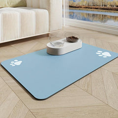 Pet Feeding Mat for Cats Dogs High Absorbent Quick Dry Dog Food Mat