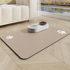 Pet Feeding Mat for Cats Dogs High Absorbent Quick Dry Dog Food Mat