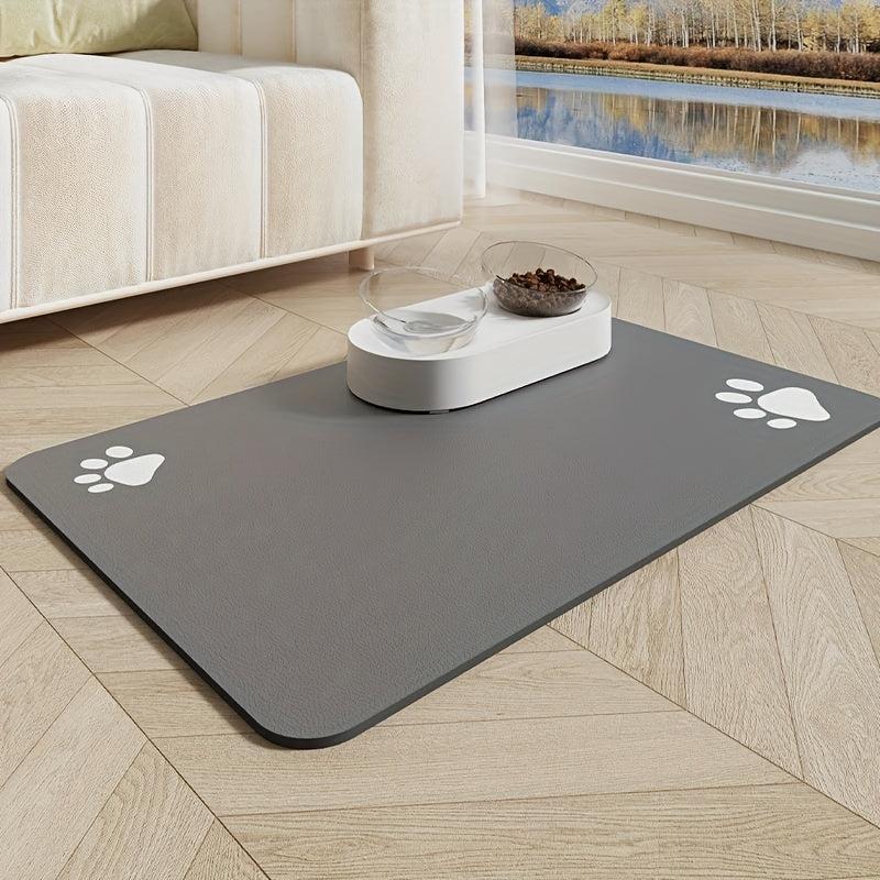Pet Feeding Mat for Cats Dogs High Absorbent Quick Dry Dog Food Mat