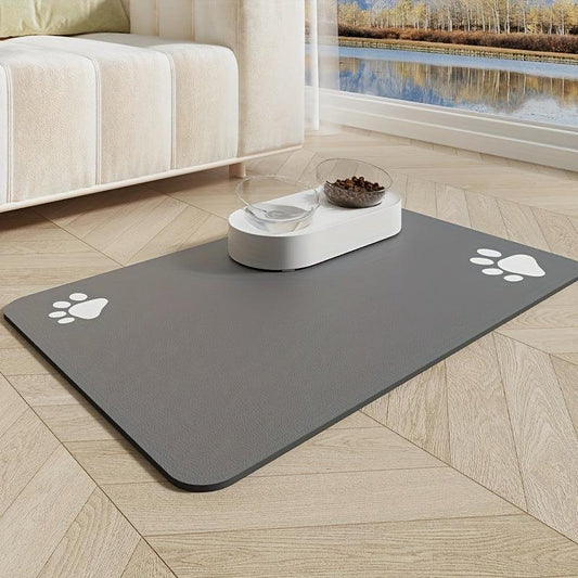 Pet Feeding Mat for Cats Dogs High Absorbent Quick Dry Dog Food Mat