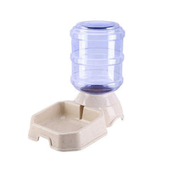 Automatic Pet Food Feeder and Water Dispenser Combo