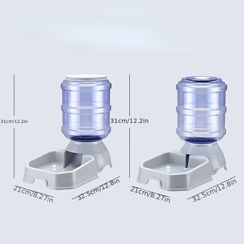 Automatic Pet Food Feeder and Water Dispenser Combo