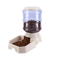 Automatic Pet Food Feeder and Water Dispenser Combo