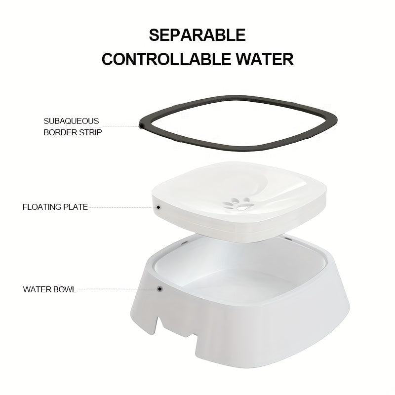 Dog Water Bowl No Spill Pet Buoyant Water Container