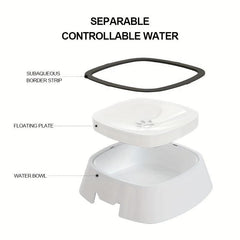 Dog Water Bowl No Spill Pet Buoyant Water Container