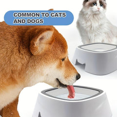 Dog Water Bowl No Spill Pet Buoyant Water Container
