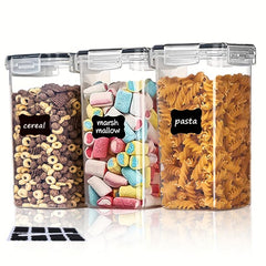 3pcs Pet Food Storage Containers Airtight BPA Plastic Dog Food Containers
